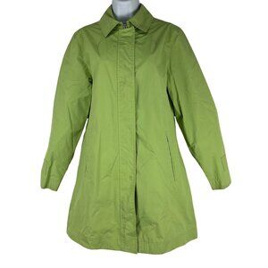 White Stag Ladies Green Lightweight Polyester Coat With Collared Design
